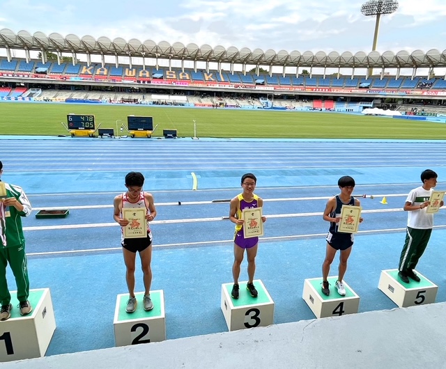 陸上部　関東大会７人入賞　インターハイ４人出場　男子総合第６位