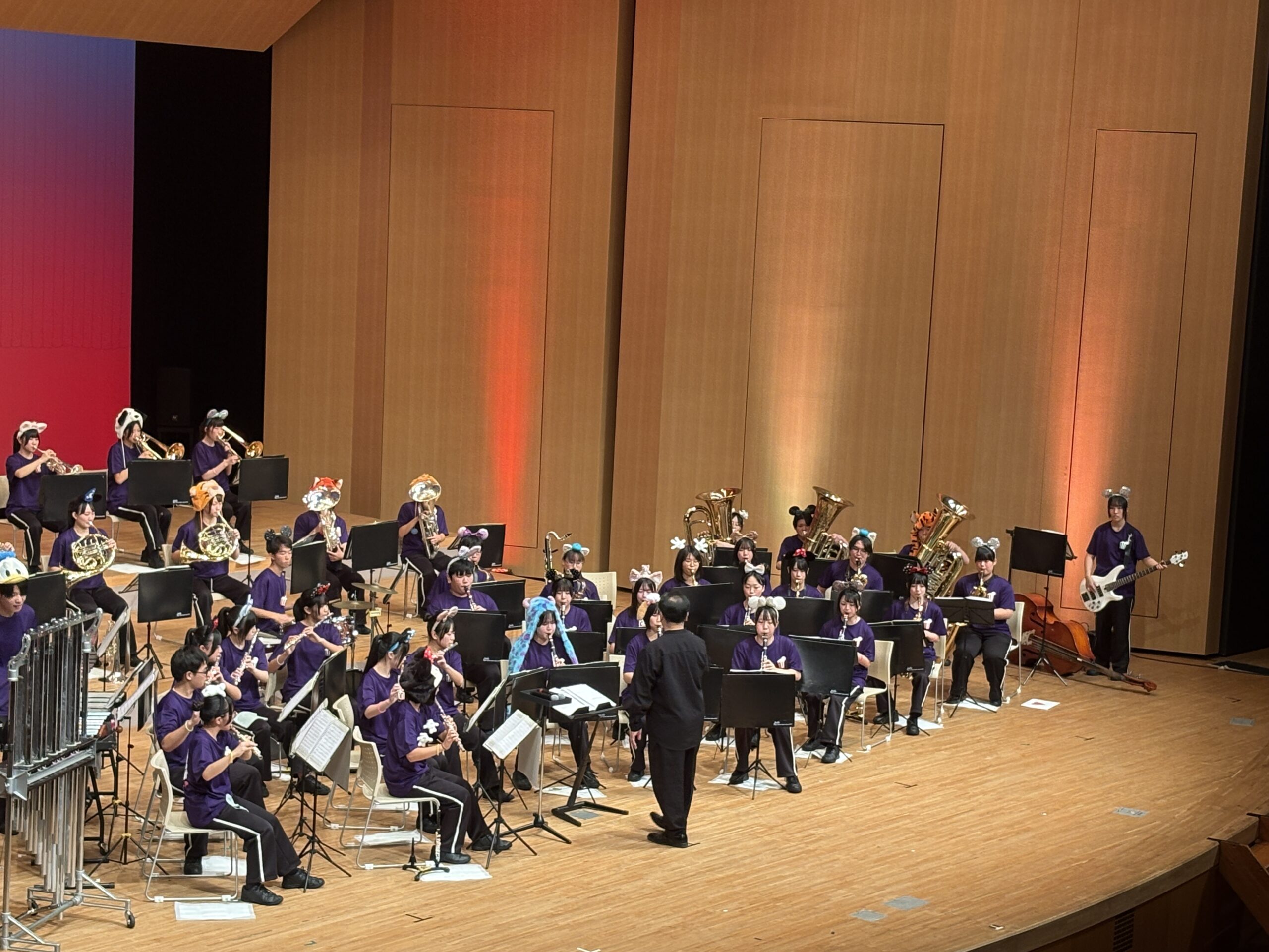 吹奏楽部定期演奏会を実施しました