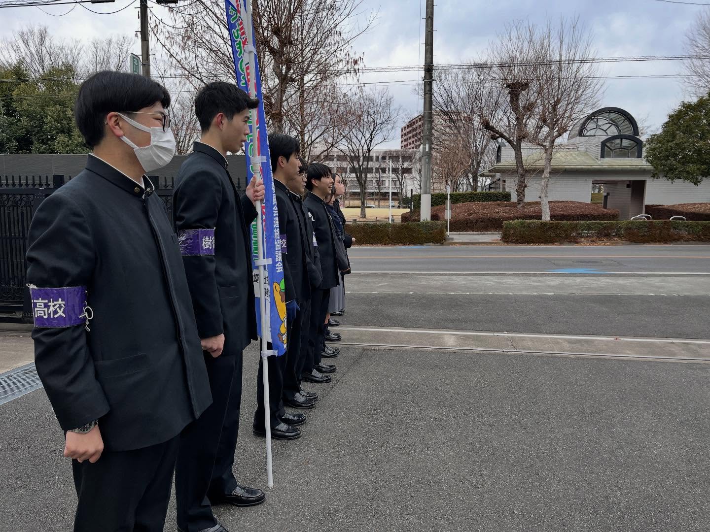 第４期生徒会　挨拶運動