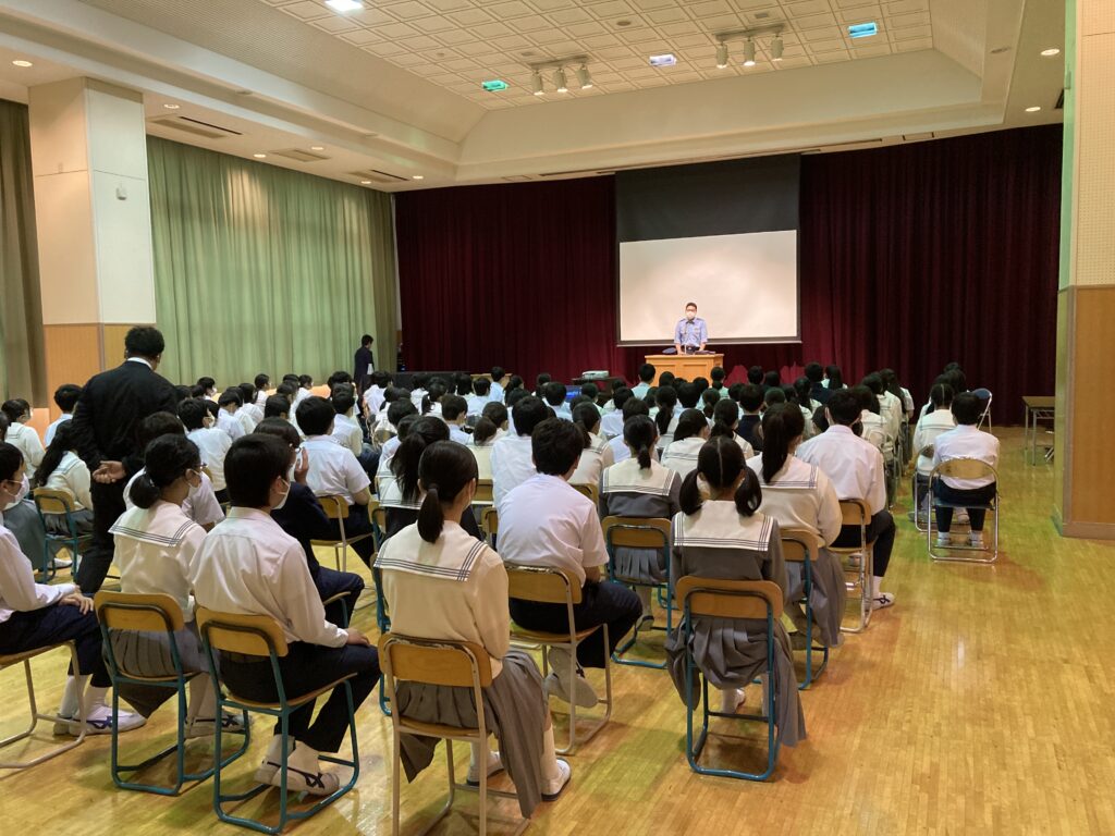 交通安全教室 樹徳中学校 学校法人 明照学園 交通安全教室 樹徳中学校 学校法人 明照学園